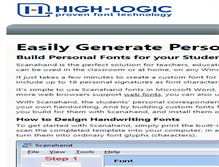 Tablet Screenshot of fontgenerator.com